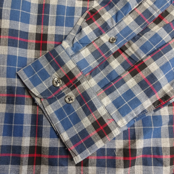 Triscots St Raphael Medium Button Down Plaid - Picture 4 of 7